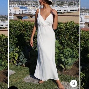 Stone Cold Fox slippy slip in white